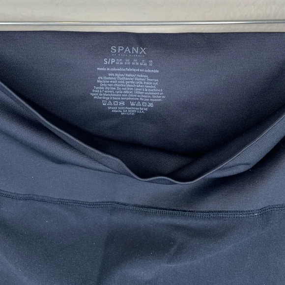 Spanx Look At Me Now Seamless Moto Leggings In Indigo Sky Size Small - Picture 3 of 10